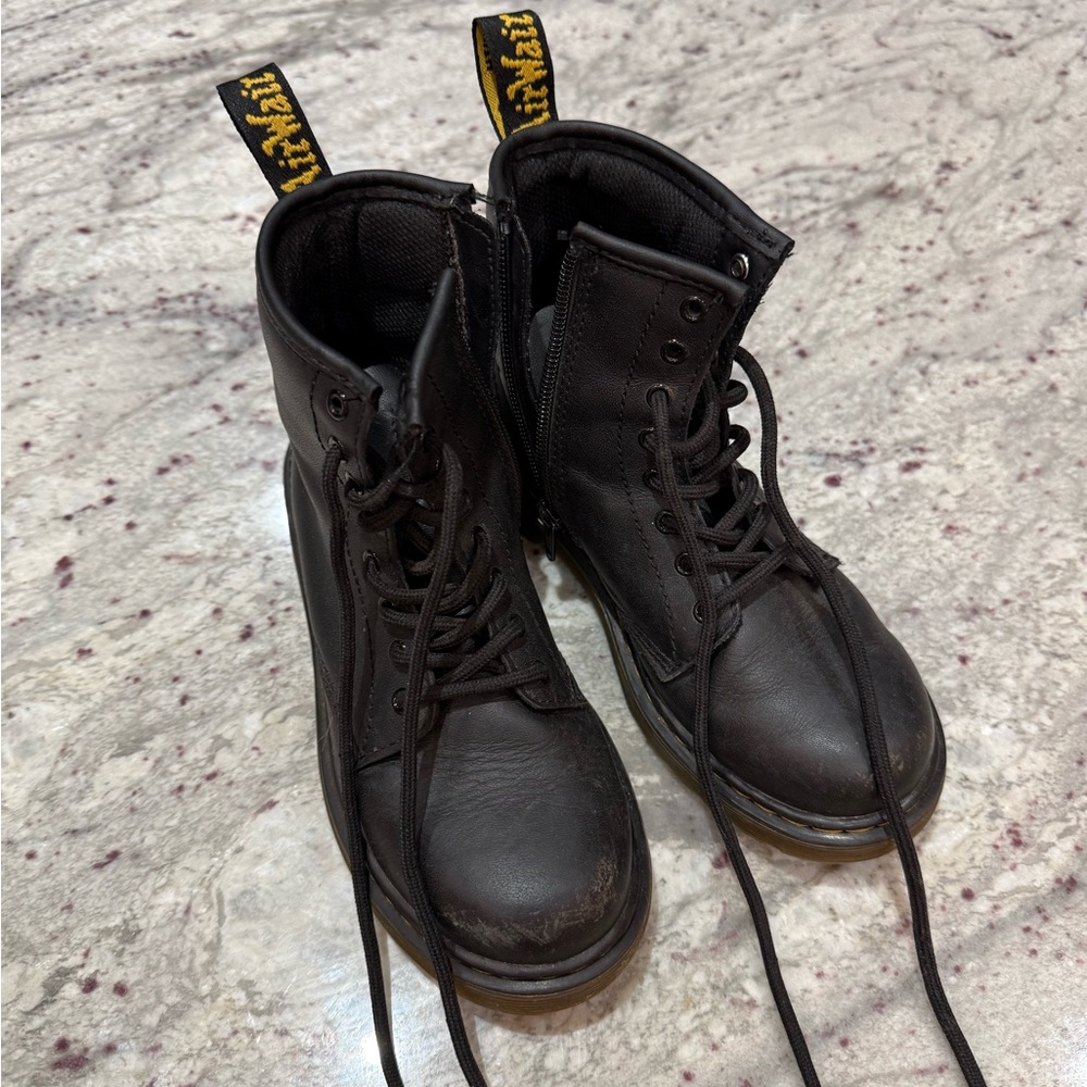 Dr. Martens Black Leather Boots